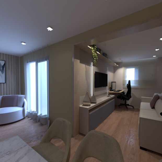 RENDER DA SALA ESTA LINDA